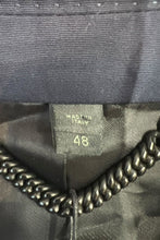 画像をギャラリービューアに読み込む, MADE IN ITALY WOOL TAILORED JACKET / NAVY [SIZE: 48 DEADSTOCK/NOS]
