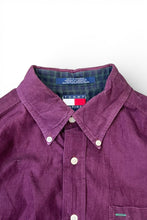 画像をギャラリービューアに読み込む, 90'S L/S B.D CORDUROY SHIRT / PURPLE [SIZE: M USED]
