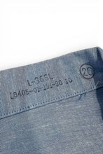 画像をギャラリービューアに読み込む, 87'S L/S COTTON CHAMBRAY UTILITY SHIRT TYPE3 / BLUE [SIZE: L DEADSTOCK/NOS]
