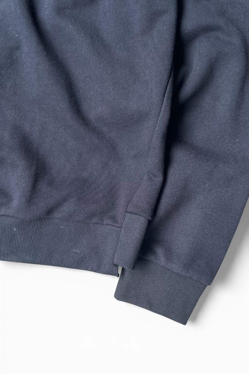 CREW NECK SWEAT SHIRT / BLACK [SIZE: 2 DEADSTOCK/NOS]