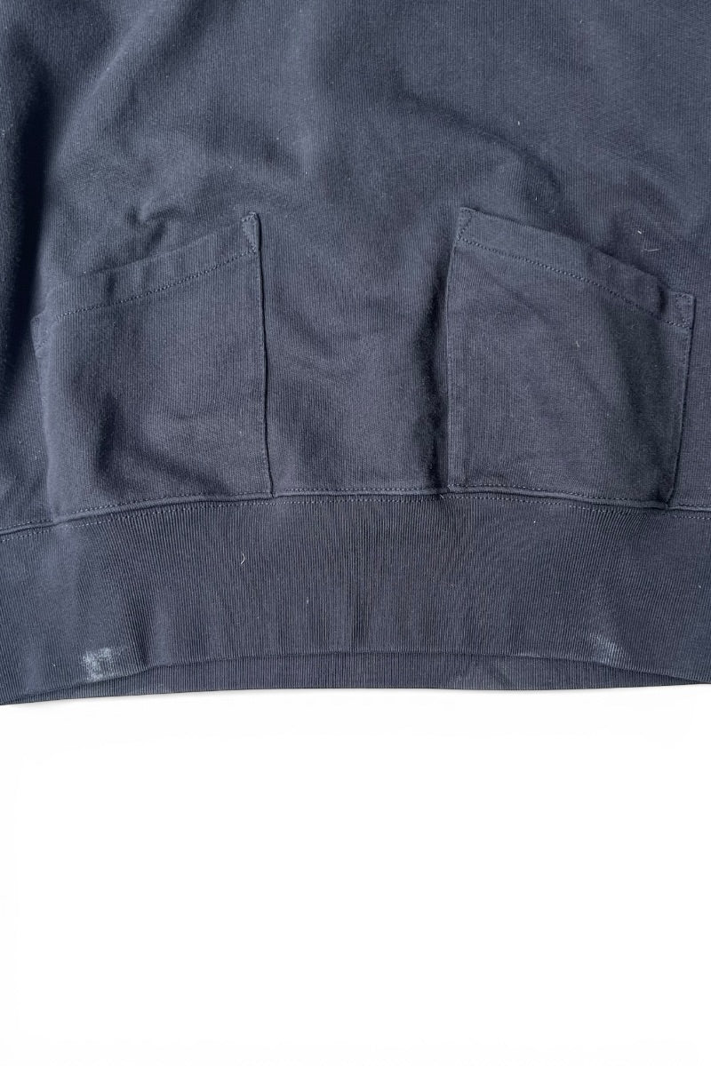 HEAVY WEIGHT PULLOVER SWEAT HOODIE / BLACK [SIZE: M USED]