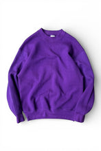 画像をギャラリービューアに読み込む, MOCK NECK SWEAT SHIRT / PURPLE [SIZE: M USED]
