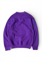 画像をギャラリービューアに読み込む, MOCK NECK SWEAT SHIRT / PURPLE [SIZE: M USED]
