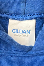 画像をギャラリービューアに読み込む, WORLDNET LOGO PULLOVER SWEAT HOODIE / BLUE [SIZE: XL USED]
