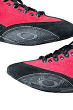 画像をギャラリービューアに読み込む, Y2K RACE LOW SUEDE LEATHER SNEAKERS / RED [SIZE: US9.0 (27cm相当) USED]
