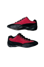 画像をギャラリービューアに読み込む, Y2K RACE LOW SUEDE LEATHER SNEAKERS / RED [SIZE: US9.0 (27cm相当) USED]
