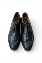 画像をギャラリービューアに読み込む, MADE IN ENGLAND U TIP LEATHER SHOES / BLACK [SIZE: US10.0 (28cm相当) USED]
