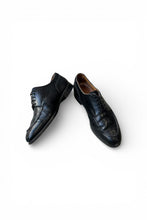 画像をギャラリービューアに読み込む, MADE IN ENGLAND U TIP LEATHER SHOES / BLACK [SIZE: US10.0 (28cm相当) USED]
