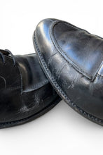 画像をギャラリービューアに読み込む, MADE IN ENGLAND U TIP LEATHER SHOES / BLACK [SIZE: US10.0 (28cm相当) USED]
