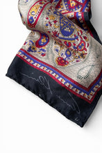画像をギャラリービューアに読み込む, VINTAGE SILK PAISLEY PATTERN SCARF / PURPLE [SIZE: ONE SIZE USED]
