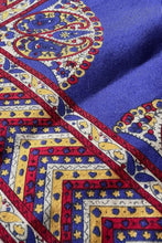 画像をギャラリービューアに読み込む, VINTAGE SILK PAISLEY PATTERN SCARF / PURPLE [SIZE: ONE SIZE USED]
