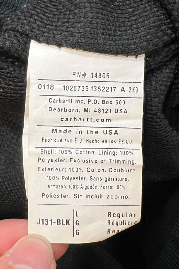 MADE IN USA 18'S DUCK ACTIVE JACKET / BLACK [SIZE: L USED]