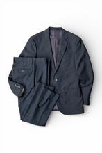 画像をギャラリービューアに読み込む, SUIT SET UP  FABRIC BY LORO PIANA / BLACK [SIZE: JACKETS 36 PANTS 29 USED]
