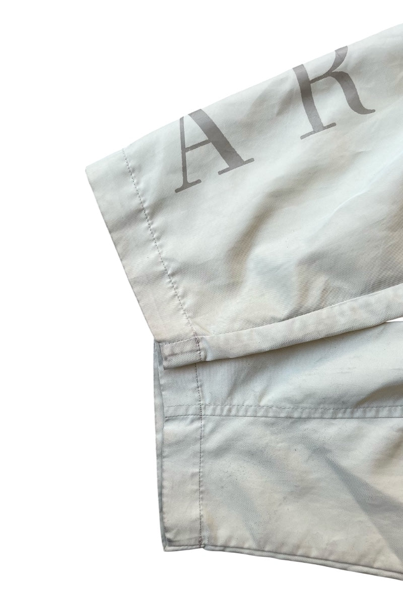 Y2K EARLY 00'S NYLON ZIP JACKET / BEIGE [SIZE: M USED]