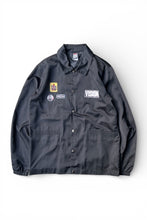 画像をギャラリービューアに読み込む, BACK LOGO NYLON COACH JACKET / BLACK [SIZE: M USED]

