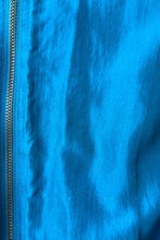 画像をギャラリービューアに読み込む, 90'S SILK ZIP JACKET / TURQUOISE [SIZE: L USED]
