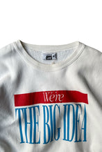 画像をギャラリービューアに読み込む, MADE IN USA 90'S THE BIG IDEA SWEAT SHIRT / WHITE [SIZE: 2XL USED]
