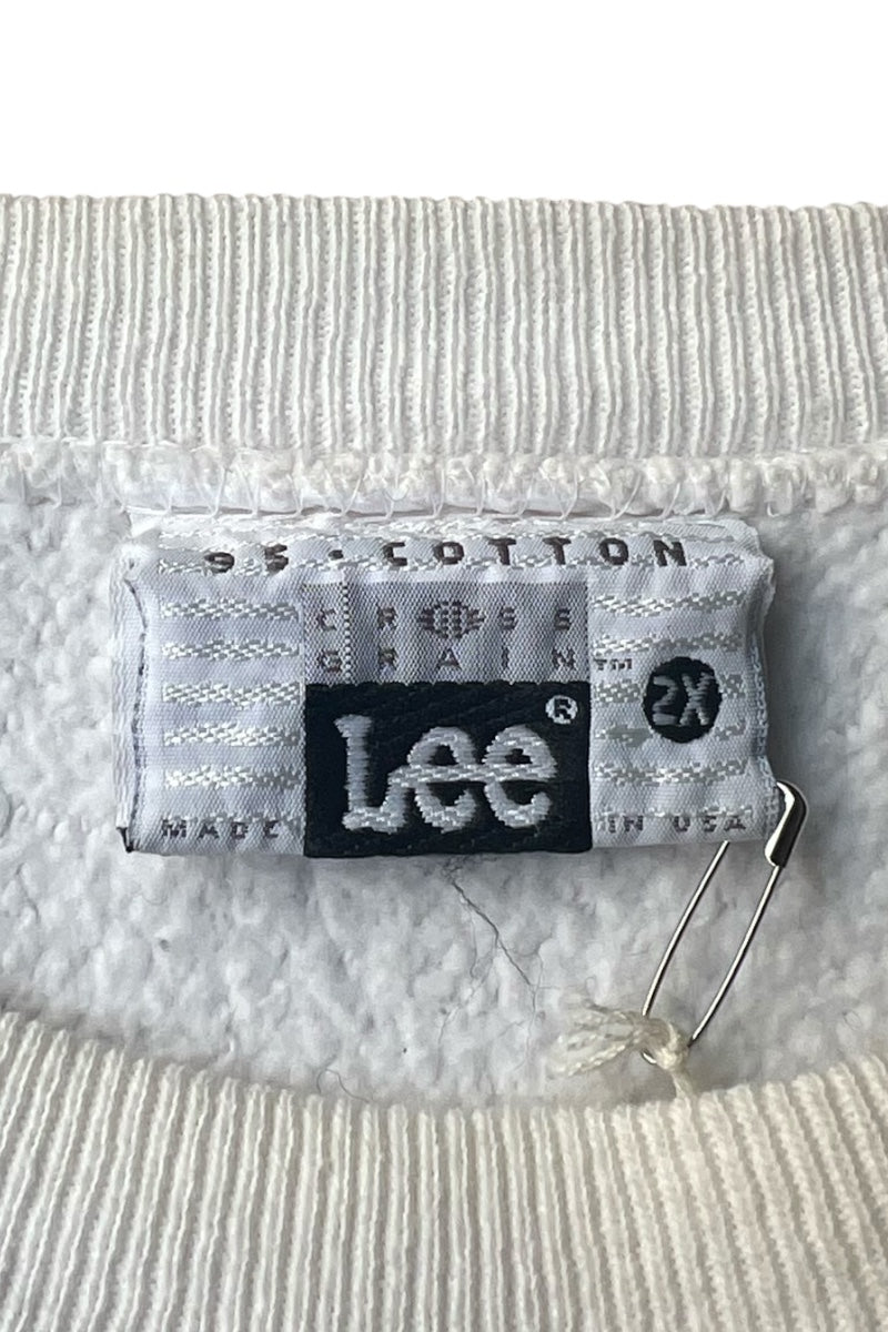 MADE IN USA 90'S THE BIG IDEA SWEAT SHIRT / WHITE [SIZE: 2XL USED]