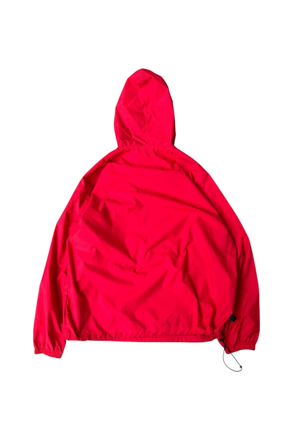 NYLON ANORAK JACKET / RED	[SIZE: XL USED]