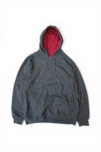 画像をギャラリービューアに読み込む, 04'S PULLOVER HALF ZIP SWEAT HOODIE / CHARCOAL [SIZE: L DEADSTOCK/NOS]
