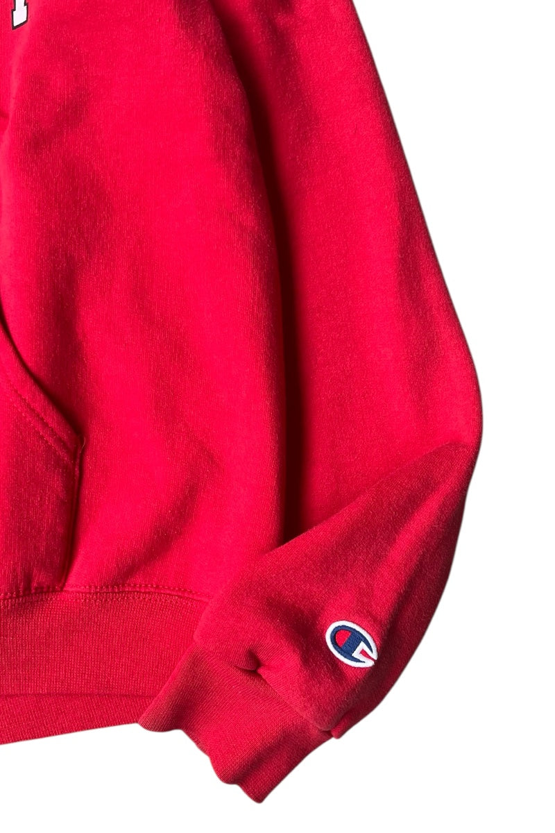 NEU LOGO PULLOVER SWEAT HOODIE / RED [SIZE: S USED]