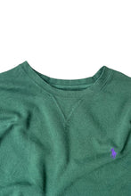 画像をギャラリービューアに読み込む, 90'S ONE POINT SWEATSHIRT / GREEN [SIZE: L USED]
