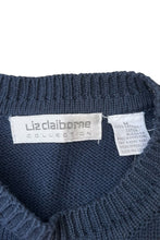 画像をギャラリービューアに読み込む, 90'S ARGYLE COTTON KNIT SWEATER / NAVY [SIZE: M USED]
