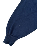 画像をギャラリービューアに読み込む, 90'S ARGYLE COTTON KNIT SWEATER / NAVY [SIZE: M USED]
