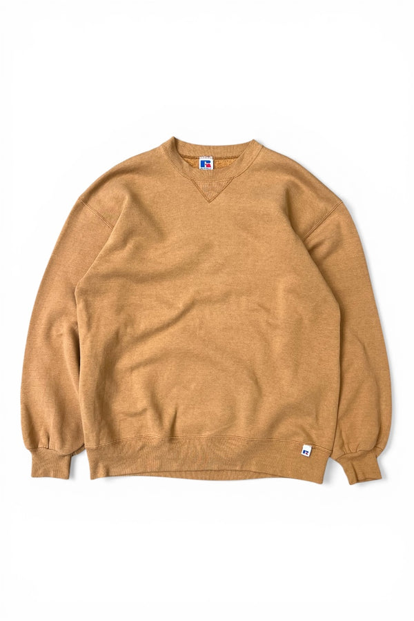 MADE IN USA 90'S SWEATSHIRT / BEIGE [SIZE: L USED]
