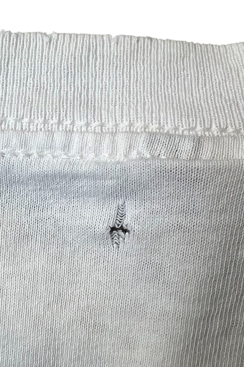Y2K EARLY 00'S SKATEBOARD T-SHIRT / WHITE [SIZE: S USED]