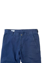 画像をギャラリービューアに読み込む, COTTON TWILL SLIM PANTS / NAVY [SIZE: 46 USED]
