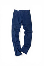 画像をギャラリービューアに読み込む, COTTON TWILL SLIM PANTS / NAVY [SIZE: 46 USED]
