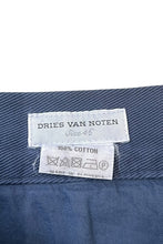 画像をギャラリービューアに読み込む, COTTON TWILL SLIM PANTS / NAVY [SIZE: 46 USED]
