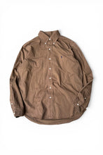 画像をギャラリービューアに読み込む, 90'S L/S CLASSIC FIT BD SHIRT / BROWN [SIZE: L USED]
