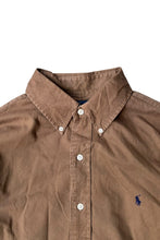 画像をギャラリービューアに読み込む, 90'S L/S CLASSIC FIT BD SHIRT / BROWN [SIZE: L USED]
