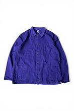 画像をギャラリービューアに読み込む, EURO WORK COTTON JACKET / PURPLE [SIZE: L USED]
