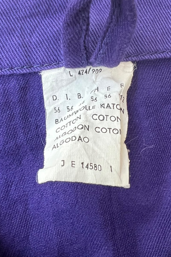 EURO WORK COTTON JACKET / PURPLE [SIZE: L USED]
