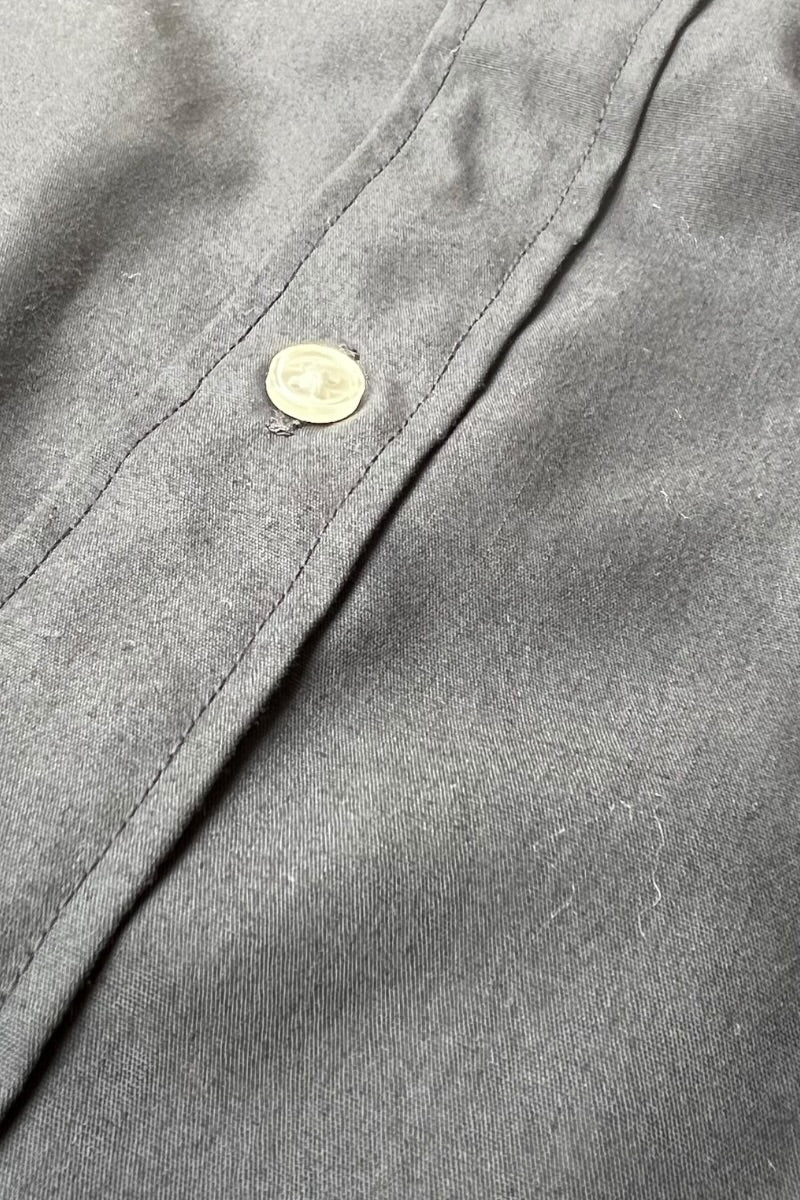 90'S L/S DRESS SHIRT / BLACK [SIZE: M USED]