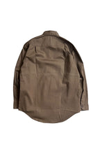 画像をギャラリービューアに読み込む, 70'S L/S WORK SHIRT / BROWN [SIZE: M DEADSTOCK/NOS]
