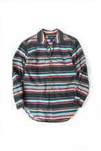画像をギャラリービューアに読み込む, 90'S L/S NATIVE PATTERN SHIRT / MULTI [SIZE: M USED]
