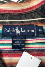 画像をギャラリービューアに読み込む, 90'S L/S NATIVE PATTERN SHIRT / MULTI [SIZE: M USED]
