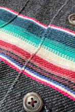 画像をギャラリービューアに読み込む, 90'S L/S NATIVE PATTERN SHIRT / MULTI [SIZE: M USED]
