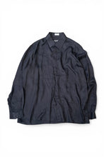画像をギャラリービューアに読み込む, 90'S L/S PAISLEY SILK SHIRT / BLACK [SIZE: XL USED]
