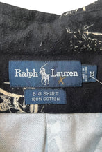 画像をギャラリービューアに読み込む, 90'S BIG SHIRT COTTON FLANNEL DESIGNED SHIRT / BLACK [SIZE: M USED]
