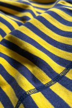 画像をギャラリービューアに読み込む, 90'S EMBREM ONE POINT BORDER SWEATSHIRT / YELLOW [SIZE: L USED]
