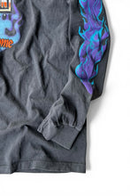 画像をギャラリービューアに読み込む, MADE IN USA 92'S L/S DAYTONA PURPLE FLAME T-SHIRT / BLACK [SIZE: L USED]
