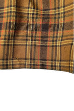 画像をギャラリービューアに読み込む, 64'S-70'S L/S WOOL CHECK OPEN COLLAR SHIRT / BROWN [SIZE: L USED]
