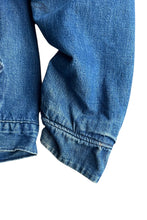画像をギャラリービューアに読み込む, 70'S ZIP DENIM JACKET SCOVILL ZIPPER W/BLANKET LINER / INDIGO [SIZE: M USED]
