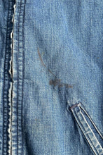 画像をギャラリービューアに読み込む, 70'S ZIP DENIM JACKET SCOVILL ZIPPER W/BLANKET LINER / INDIGO [SIZE: M USED]
