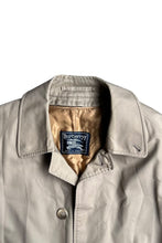 画像をギャラリービューアに読み込む, MADE IN ENGLAND 80-90'S BALMACAAN COAT W / NOVA CHECK LINER / BEIGE [SIZE: M USED]

